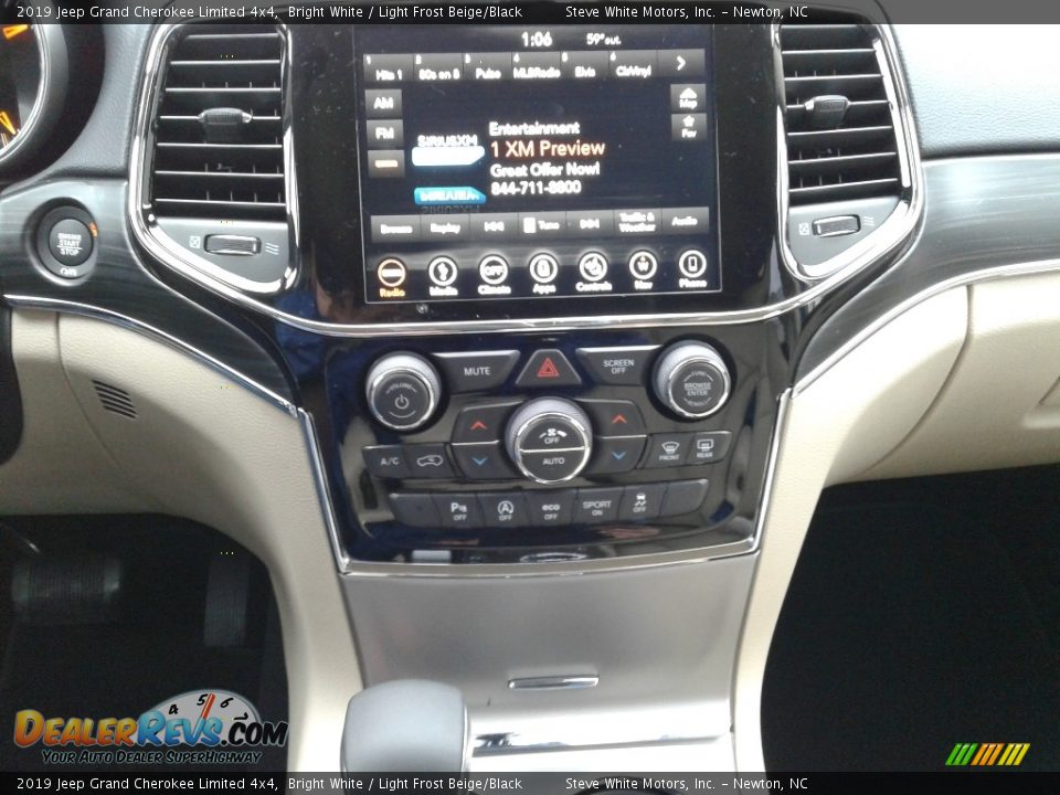 2019 Jeep Grand Cherokee Limited 4x4 Bright White / Light Frost Beige/Black Photo #21