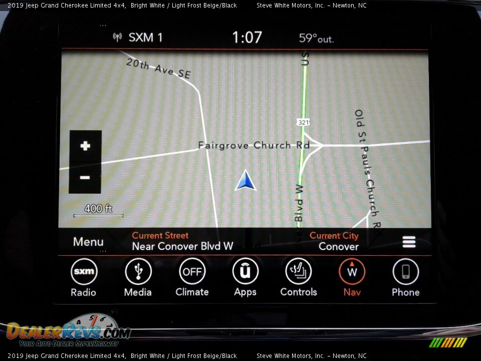 2019 Jeep Grand Cherokee Limited 4x4 Bright White / Light Frost Beige/Black Photo #24