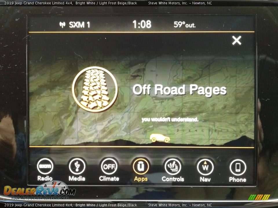 2019 Jeep Grand Cherokee Limited 4x4 Bright White / Light Frost Beige/Black Photo #29