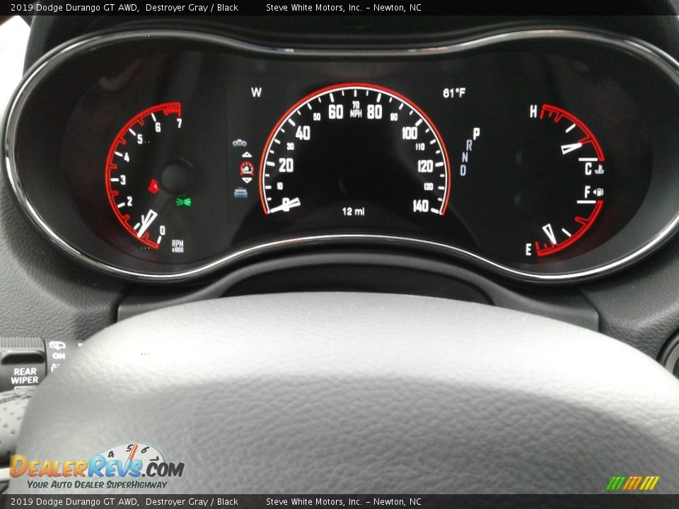 2019 Dodge Durango GT AWD Destroyer Gray / Black Photo #22