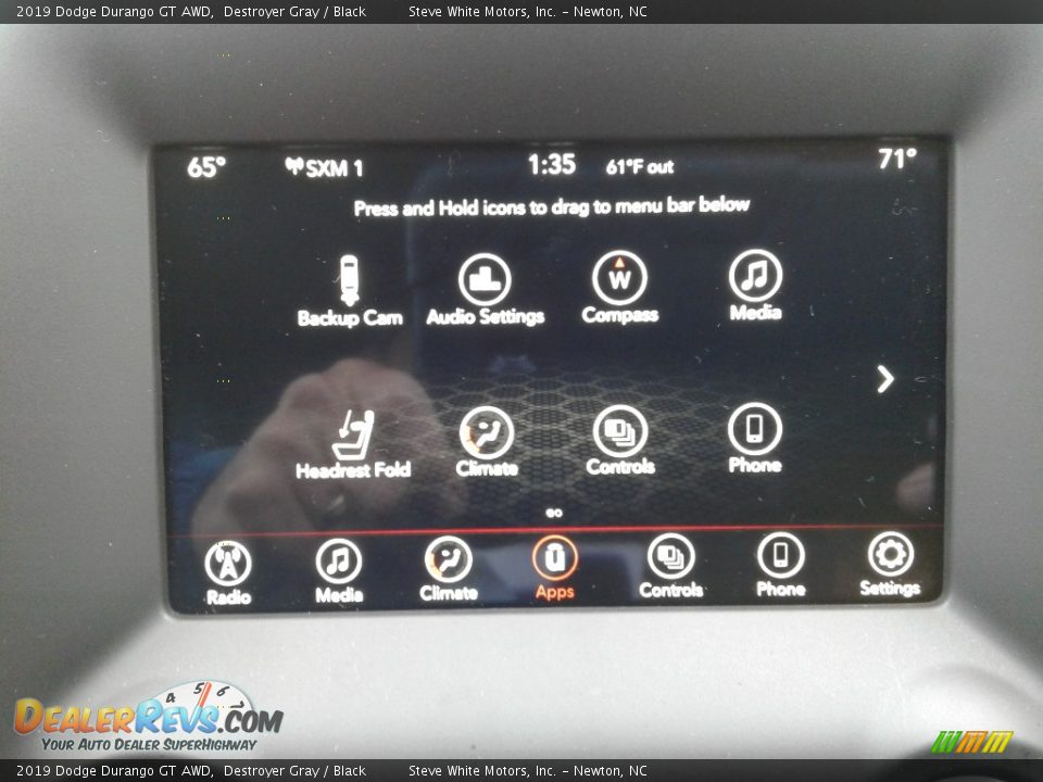 2019 Dodge Durango GT AWD Destroyer Gray / Black Photo #28