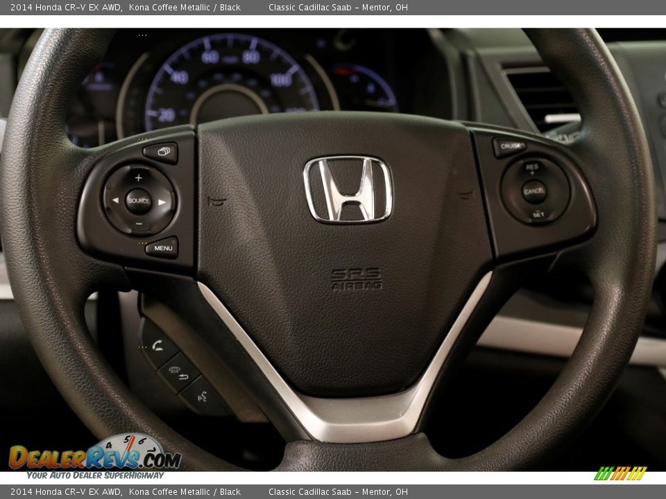 2014 Honda CR-V EX AWD Kona Coffee Metallic / Black Photo #8