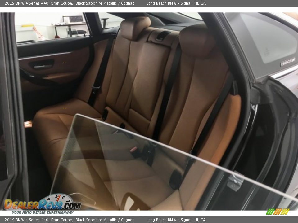 2019 BMW 4 Series 440i Gran Coupe Black Sapphire Metallic / Cognac Photo #32
