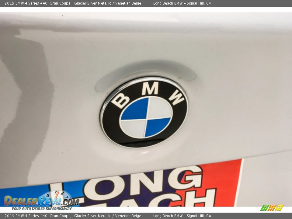 2019 BMW 4 Series 440i Gran Coupe Glacier Silver Metallic / Venetian Beige Photo #26