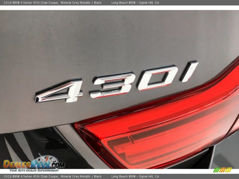 2019 BMW 4 Series 430i Gran Coupe Mineral Grey Metallic / Black Photo #7