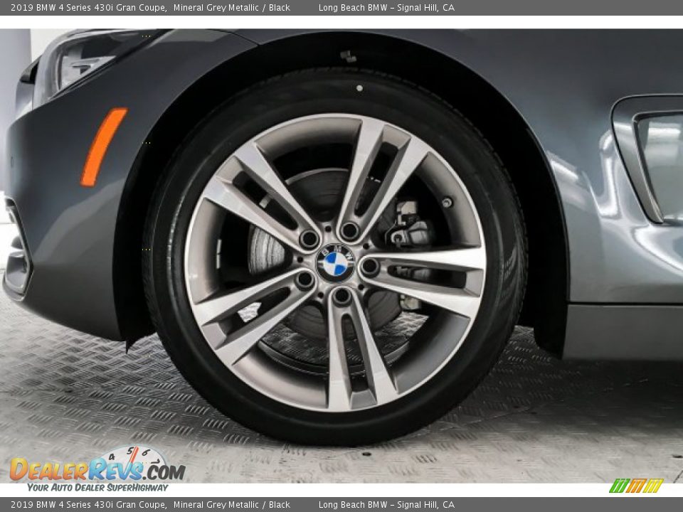 2019 BMW 4 Series 430i Gran Coupe Mineral Grey Metallic / Black Photo #8