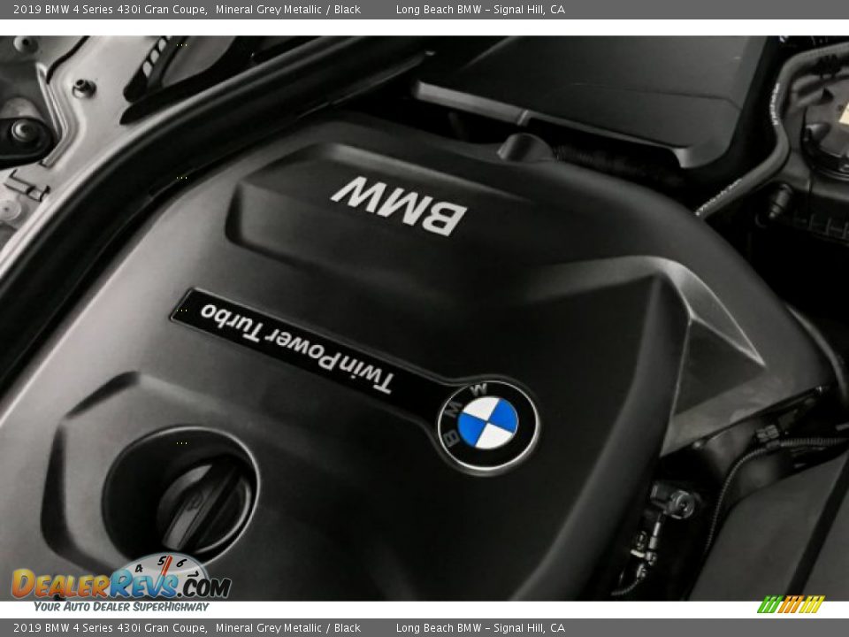 2019 BMW 4 Series 430i Gran Coupe Mineral Grey Metallic / Black Photo #29