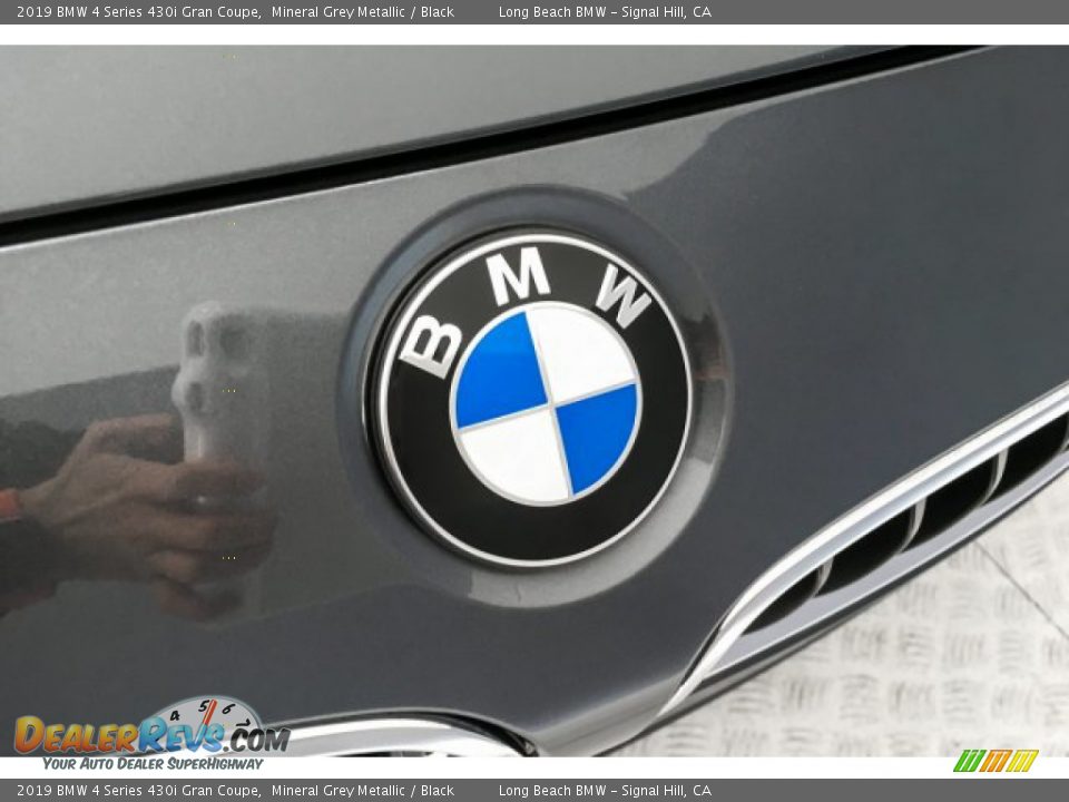2019 BMW 4 Series 430i Gran Coupe Mineral Grey Metallic / Black Photo #31