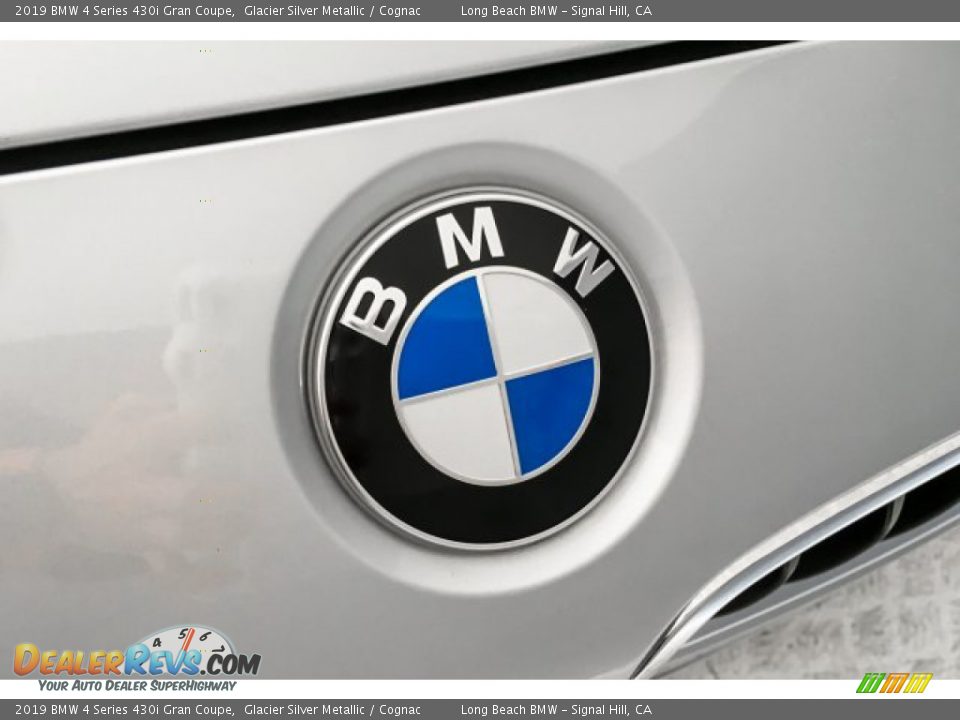 2019 BMW 4 Series 430i Gran Coupe Glacier Silver Metallic / Cognac Photo #32