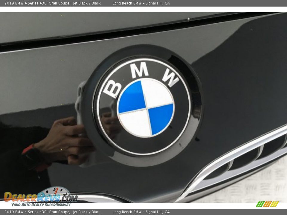 2019 BMW 4 Series 430i Gran Coupe Jet Black / Black Photo #32