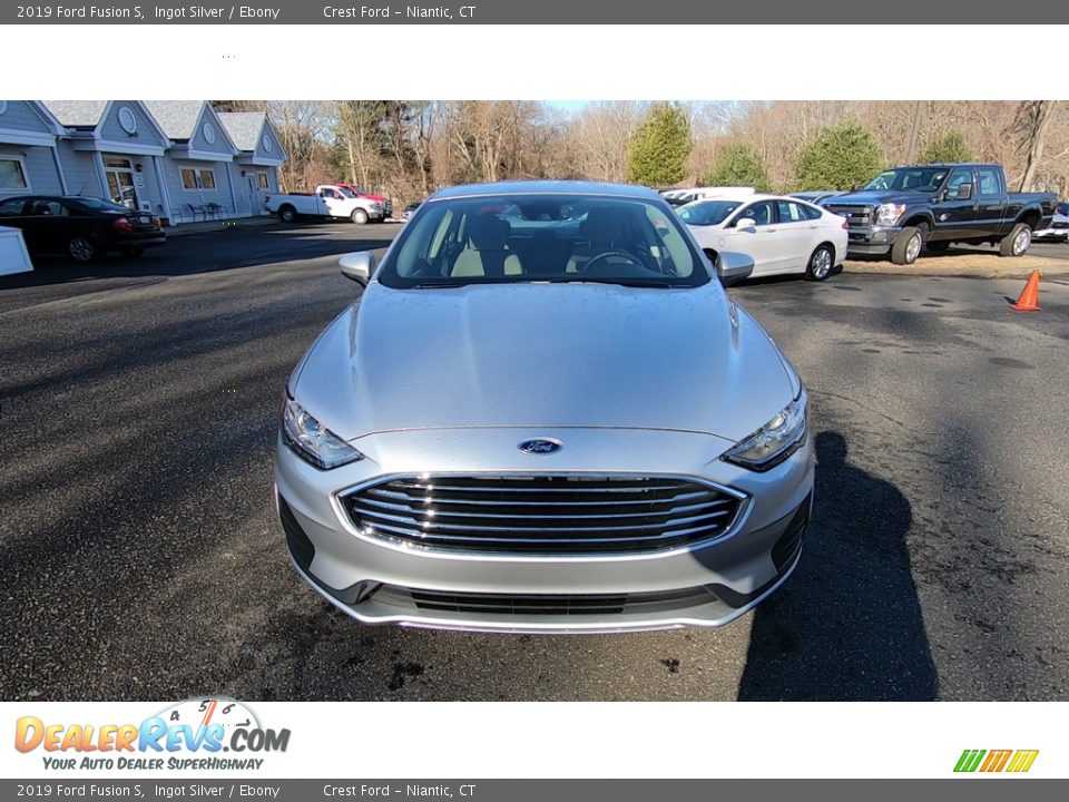 2019 Ford Fusion S Ingot Silver / Ebony Photo #2