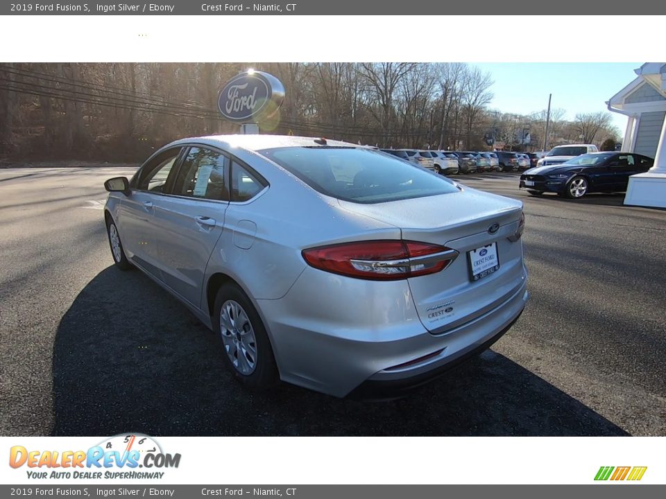 2019 Ford Fusion S Ingot Silver / Ebony Photo #5