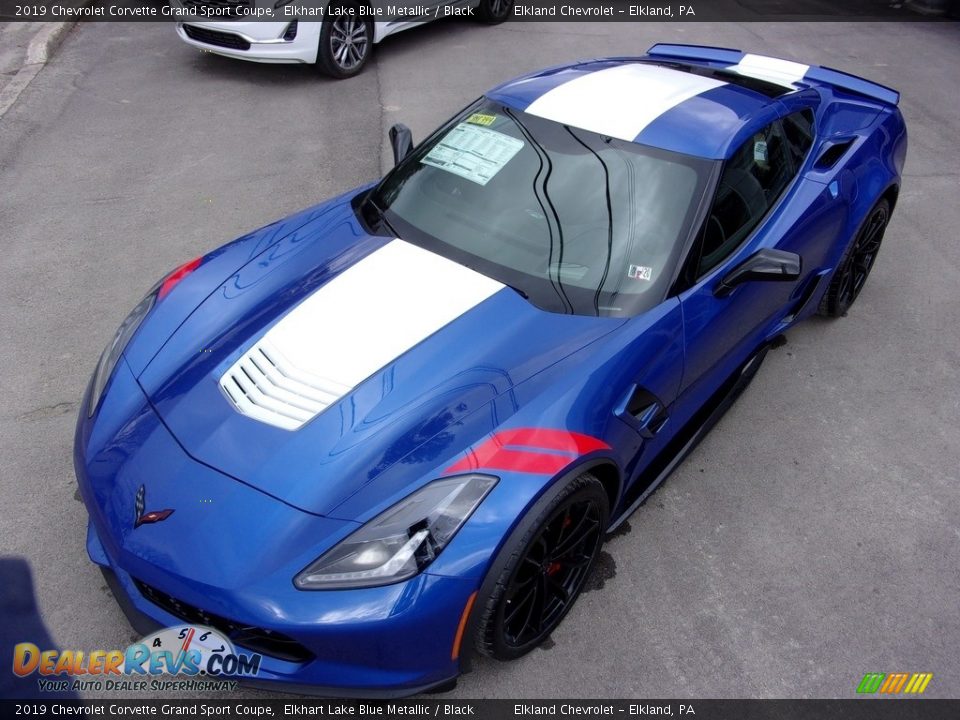 2019 Chevrolet Corvette Grand Sport Coupe Elkhart Lake Blue Metallic / Black Photo #2