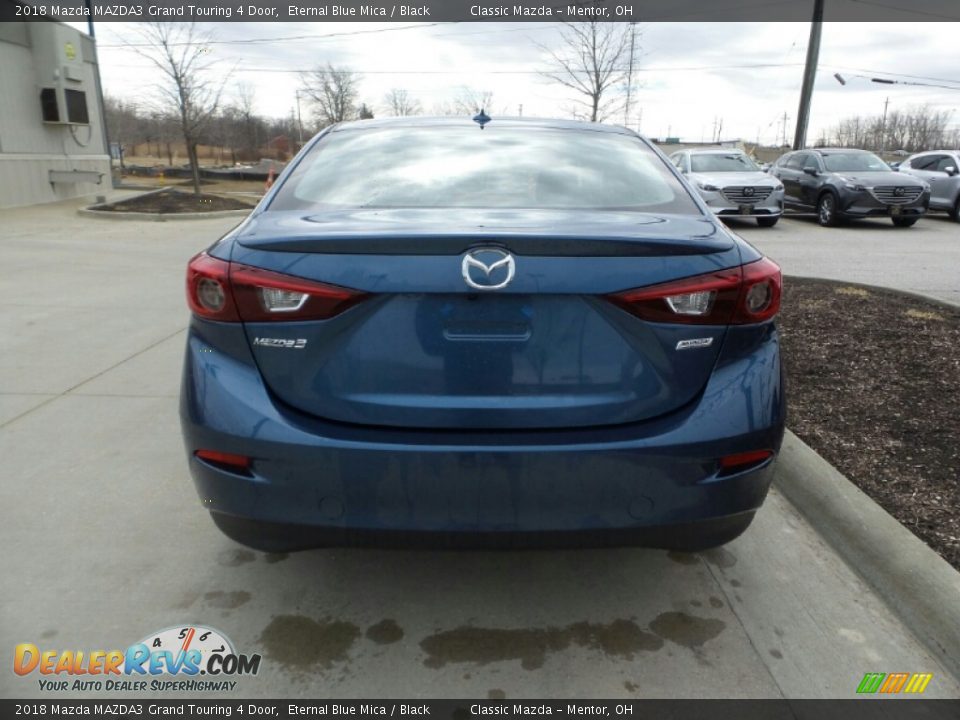 2018 Mazda MAZDA3 Grand Touring 4 Door Eternal Blue Mica / Black Photo #3