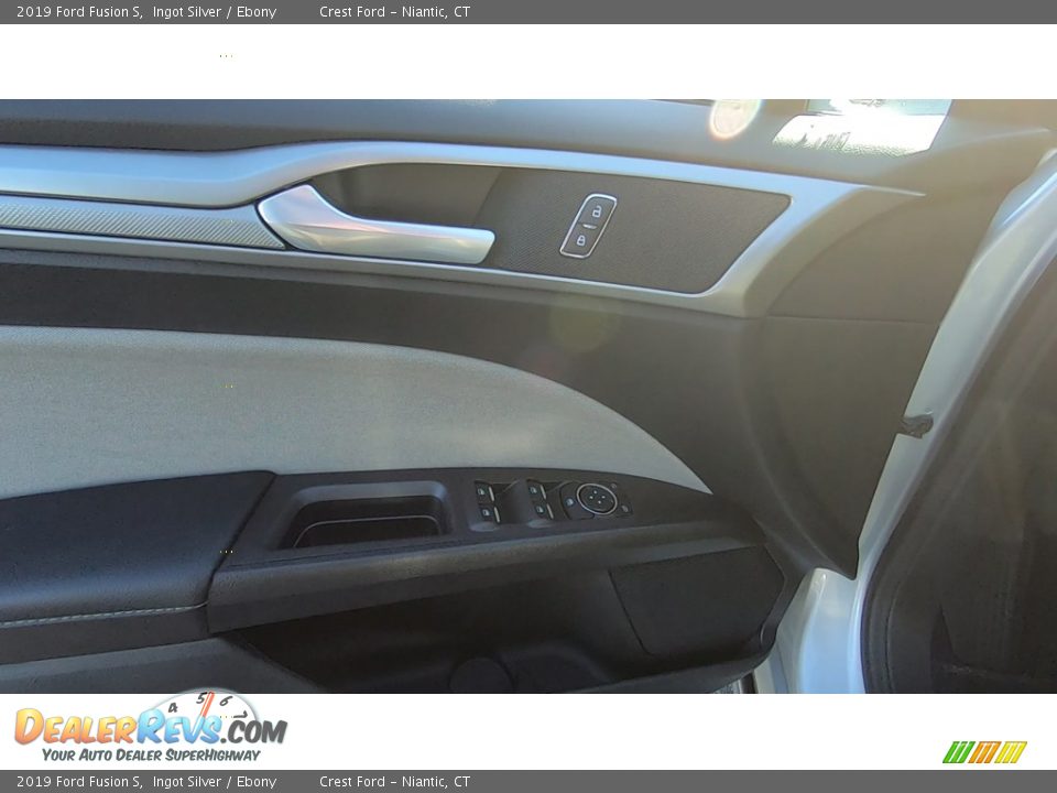 2019 Ford Fusion S Ingot Silver / Ebony Photo #12