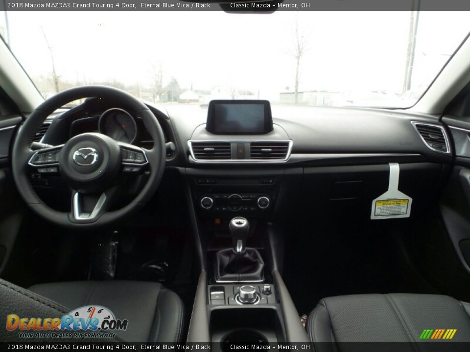 2018 Mazda MAZDA3 Grand Touring 4 Door Eternal Blue Mica / Black Photo #5