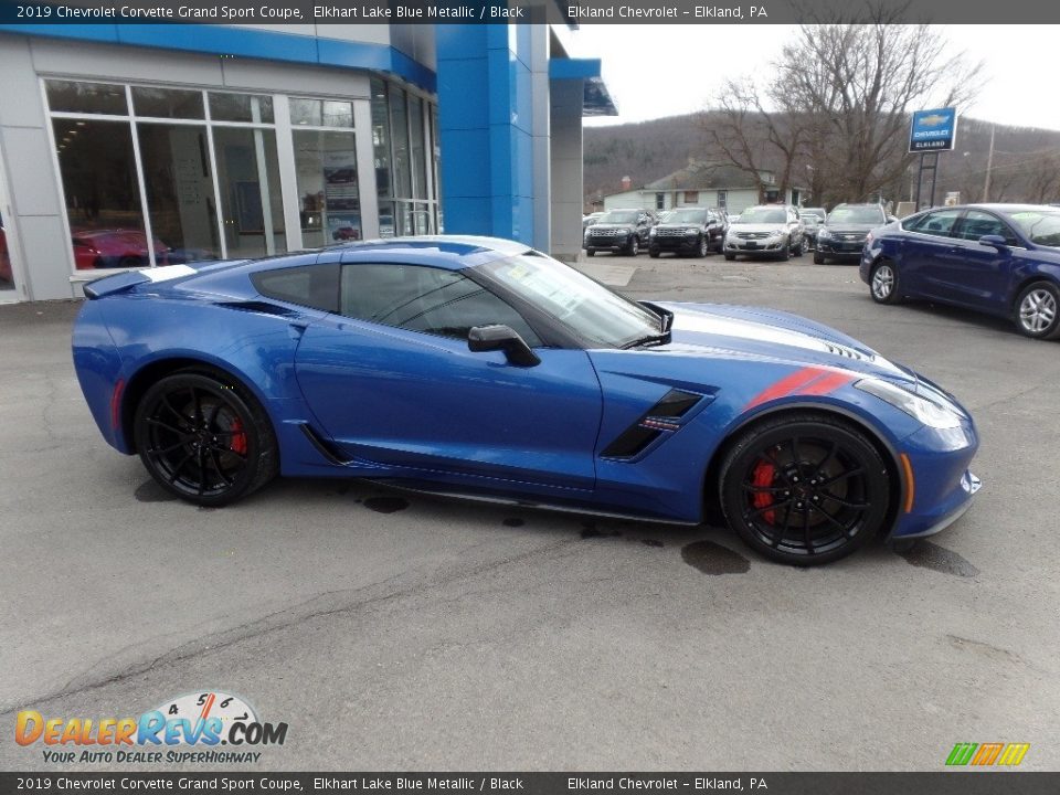 2019 Chevrolet Corvette Grand Sport Coupe Elkhart Lake Blue Metallic / Black Photo #4