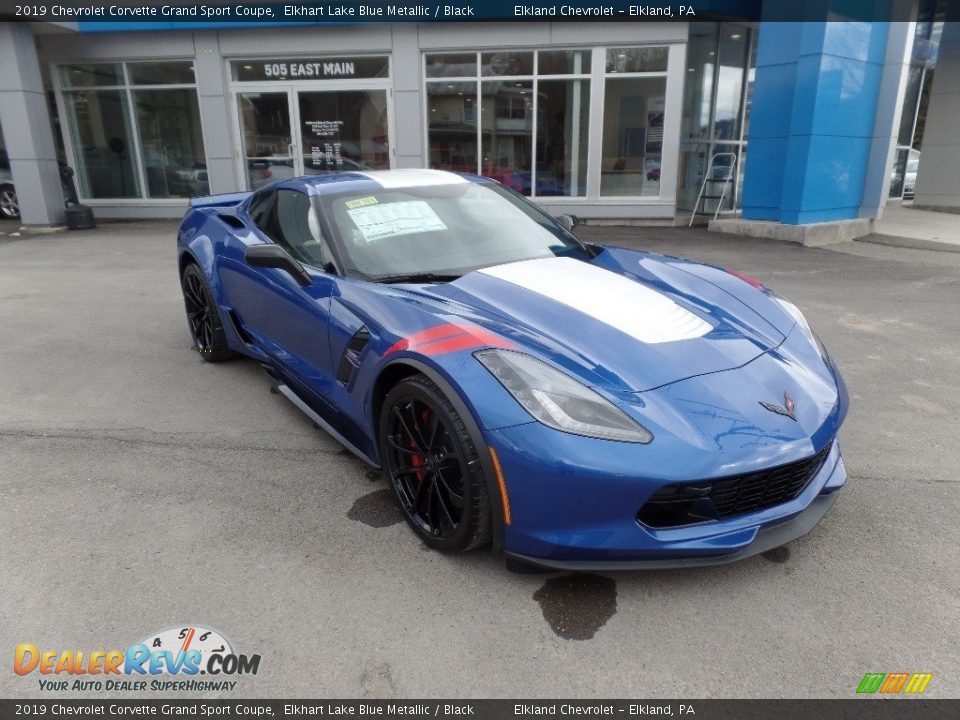 2019 Chevrolet Corvette Grand Sport Coupe Elkhart Lake Blue Metallic / Black Photo #5