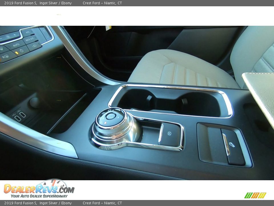 2019 Ford Fusion S Ingot Silver / Ebony Photo #16