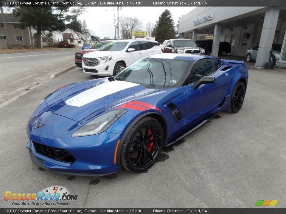 2019 Chevrolet Corvette Grand Sport Coupe Elkhart Lake Blue Metallic / Black Photo #7