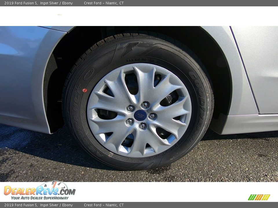 2019 Ford Fusion S Ingot Silver / Ebony Photo #21