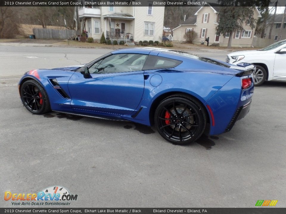 2019 Chevrolet Corvette Grand Sport Coupe Elkhart Lake Blue Metallic / Black Photo #9