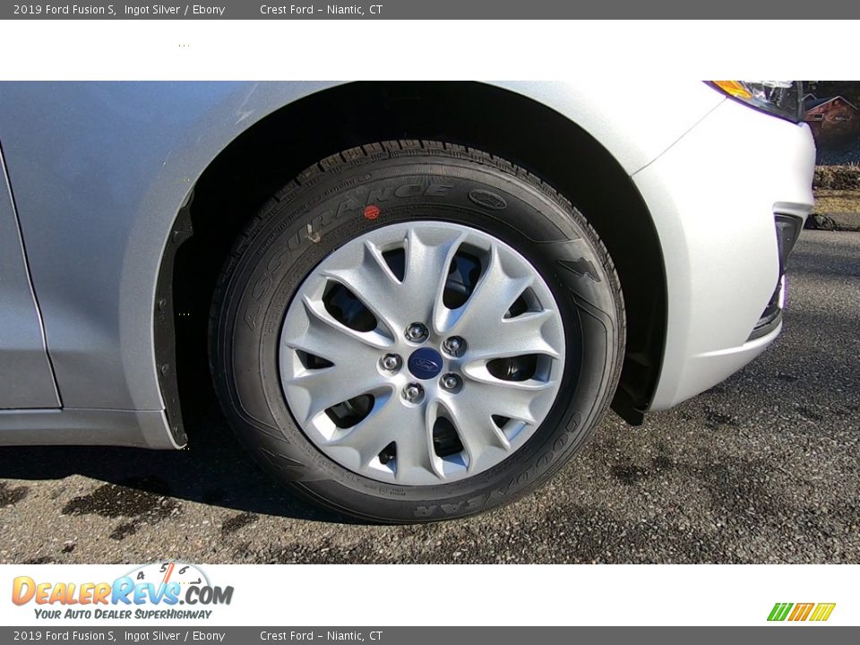 2019 Ford Fusion S Ingot Silver / Ebony Photo #25