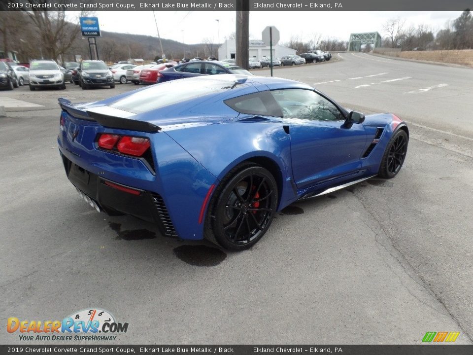 2019 Chevrolet Corvette Grand Sport Coupe Elkhart Lake Blue Metallic / Black Photo #12