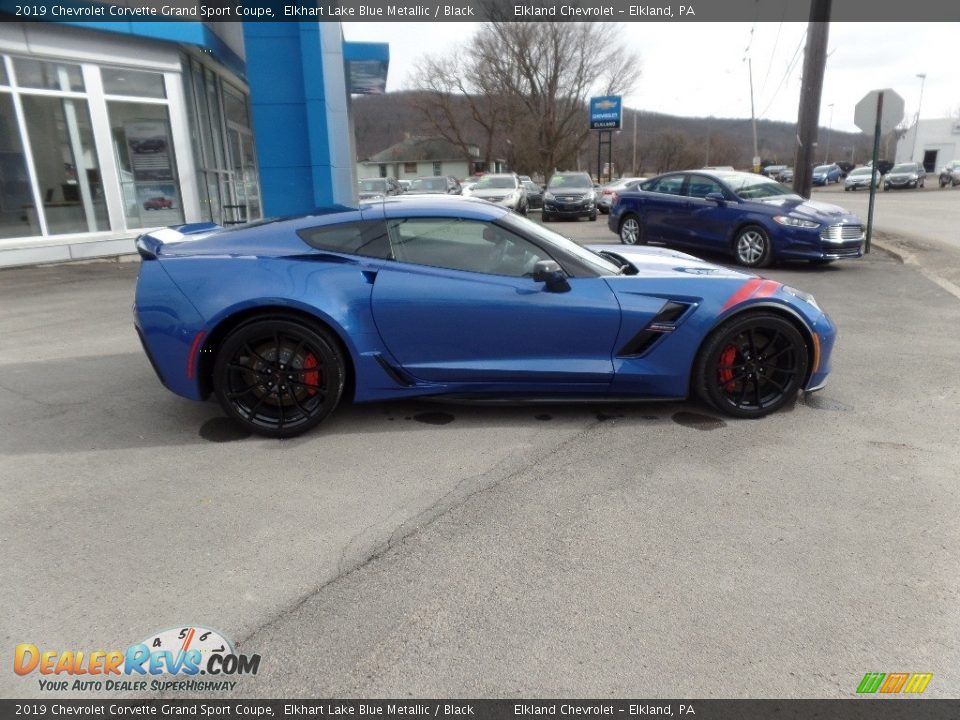 2019 Chevrolet Corvette Grand Sport Coupe Elkhart Lake Blue Metallic / Black Photo #13