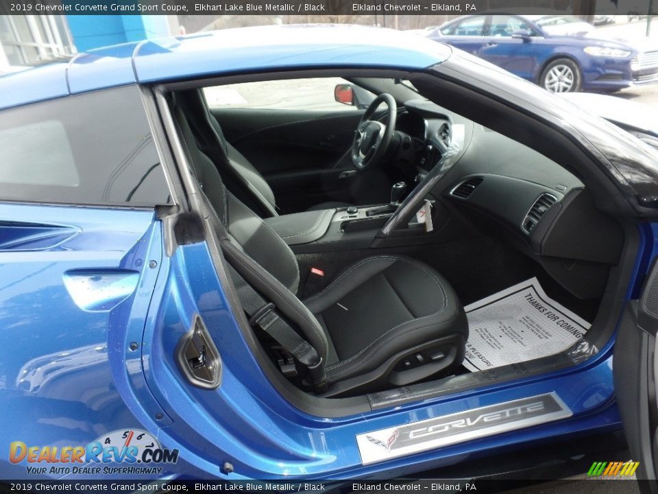 2019 Chevrolet Corvette Grand Sport Coupe Elkhart Lake Blue Metallic / Black Photo #14