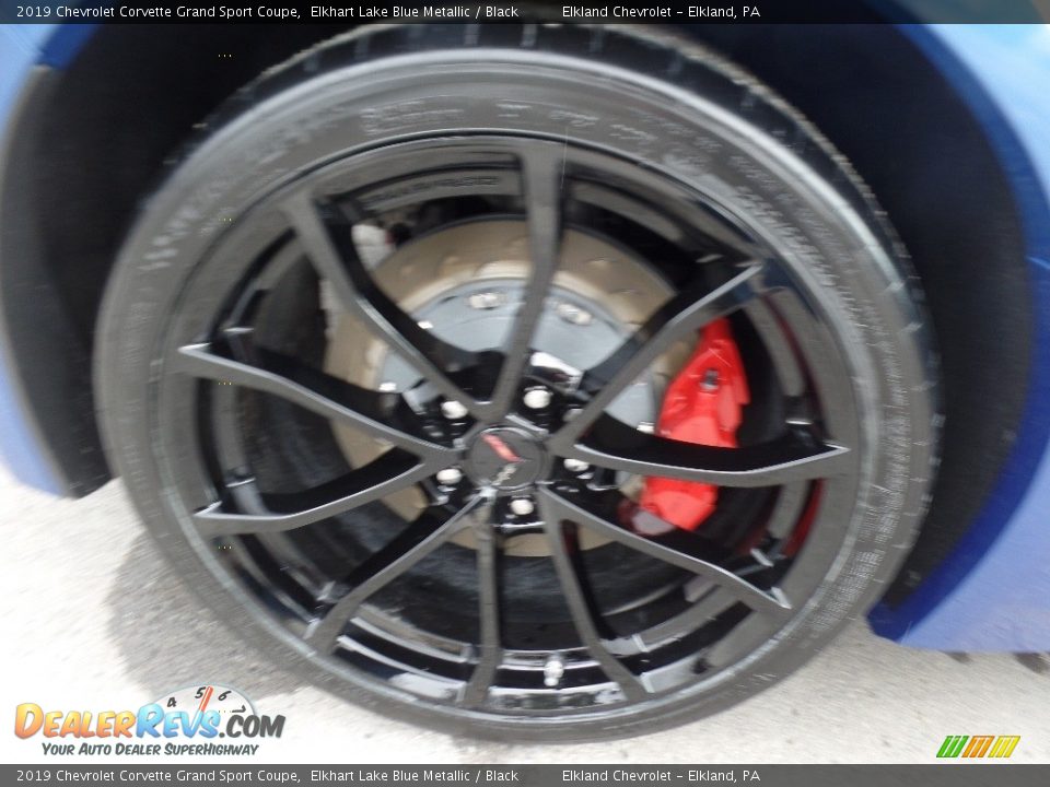 2019 Chevrolet Corvette Grand Sport Coupe Elkhart Lake Blue Metallic / Black Photo #15