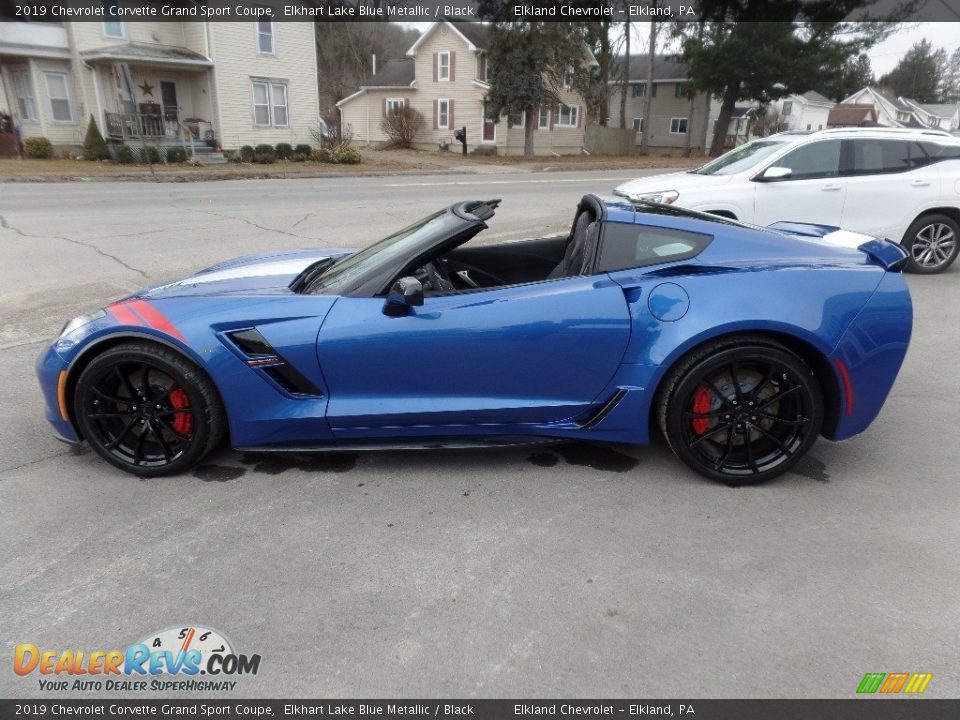 2019 Chevrolet Corvette Grand Sport Coupe Elkhart Lake Blue Metallic / Black Photo #16