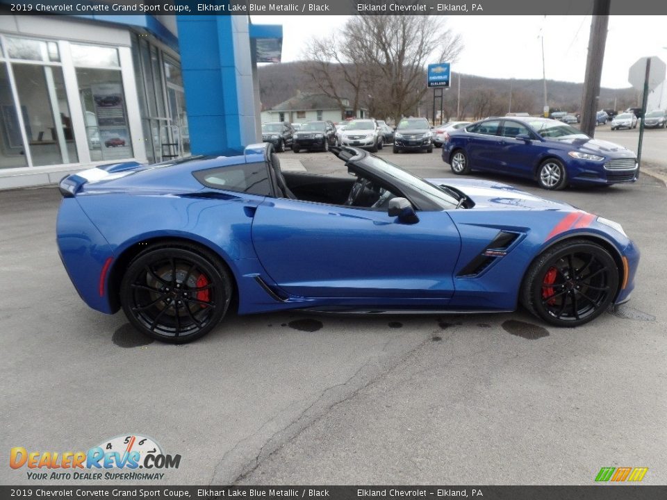 2019 Chevrolet Corvette Grand Sport Coupe Elkhart Lake Blue Metallic / Black Photo #19