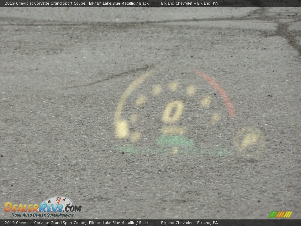2019 Chevrolet Corvette Grand Sport Coupe Elkhart Lake Blue Metallic / Black Photo #25