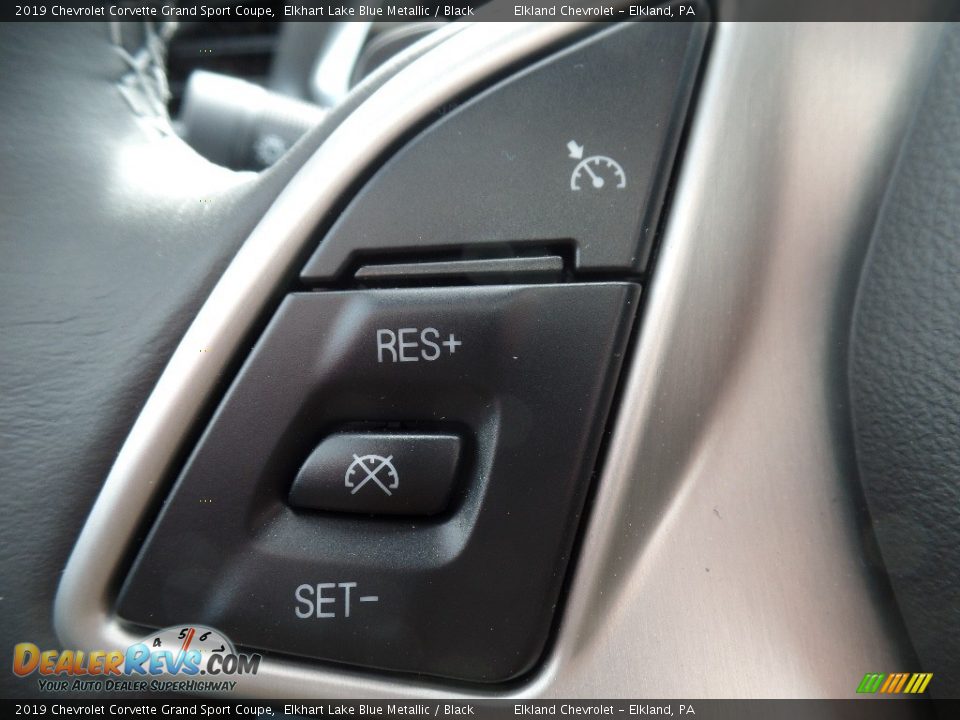 2019 Chevrolet Corvette Grand Sport Coupe Elkhart Lake Blue Metallic / Black Photo #26