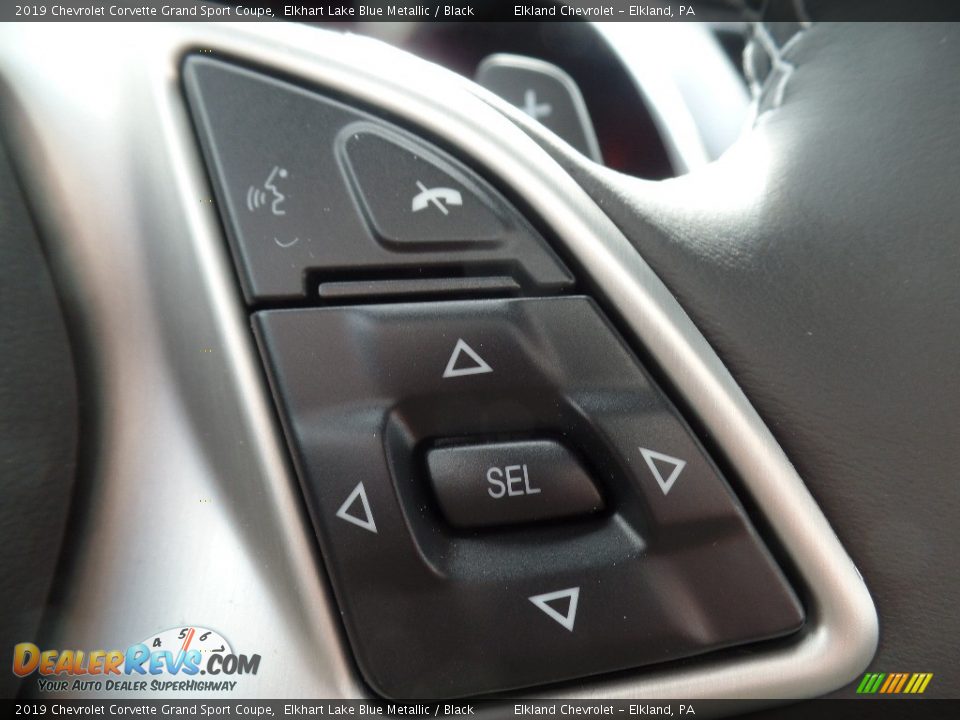 2019 Chevrolet Corvette Grand Sport Coupe Elkhart Lake Blue Metallic / Black Photo #27