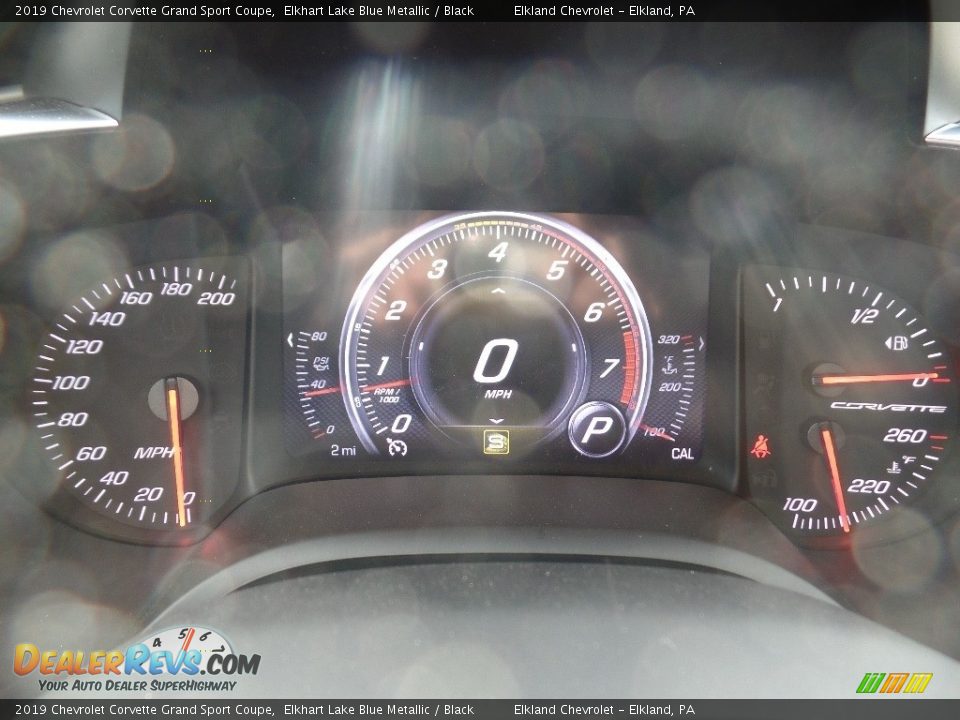 2019 Chevrolet Corvette Grand Sport Coupe Elkhart Lake Blue Metallic / Black Photo #28