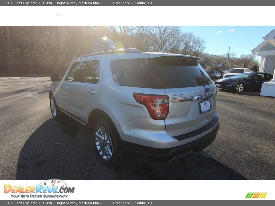 2019 Ford Explorer XLT 4WD Ingot Silver / Medium Black Photo #5