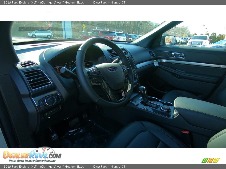 2019 Ford Explorer XLT 4WD Ingot Silver / Medium Black Photo #11