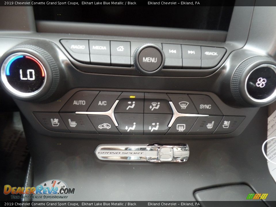 2019 Chevrolet Corvette Grand Sport Coupe Elkhart Lake Blue Metallic / Black Photo #36
