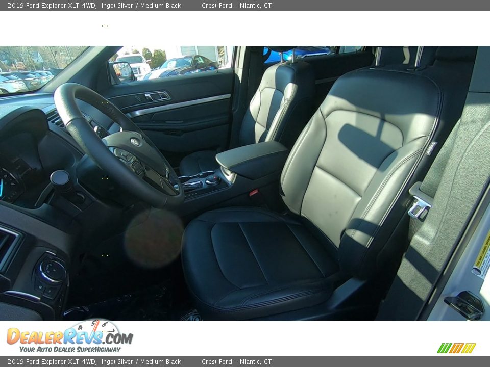 2019 Ford Explorer XLT 4WD Ingot Silver / Medium Black Photo #12