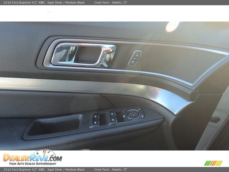 2019 Ford Explorer XLT 4WD Ingot Silver / Medium Black Photo #13