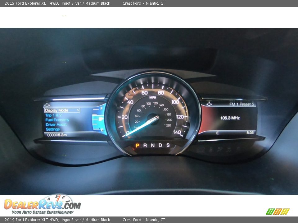 2019 Ford Explorer XLT 4WD Ingot Silver / Medium Black Photo #14