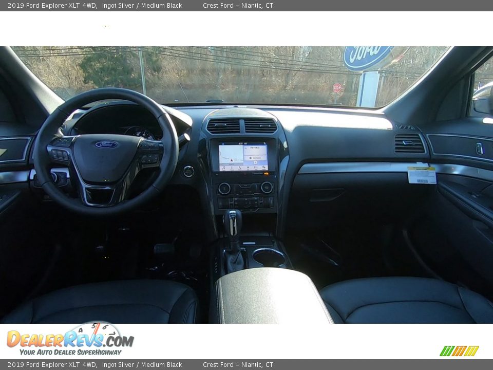 2019 Ford Explorer XLT 4WD Ingot Silver / Medium Black Photo #20