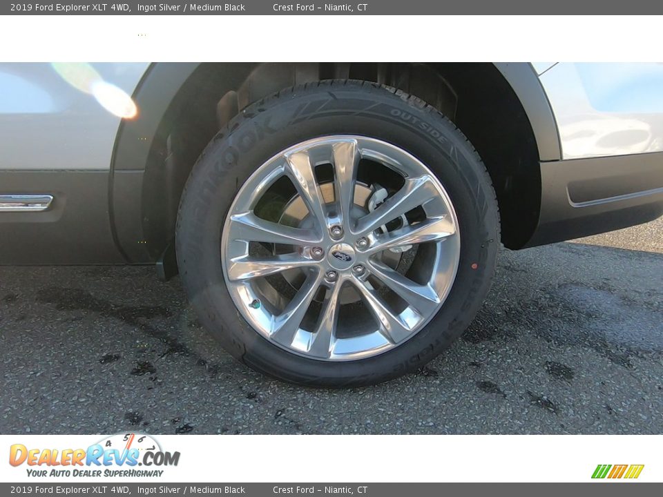 2019 Ford Explorer XLT 4WD Ingot Silver / Medium Black Photo #21