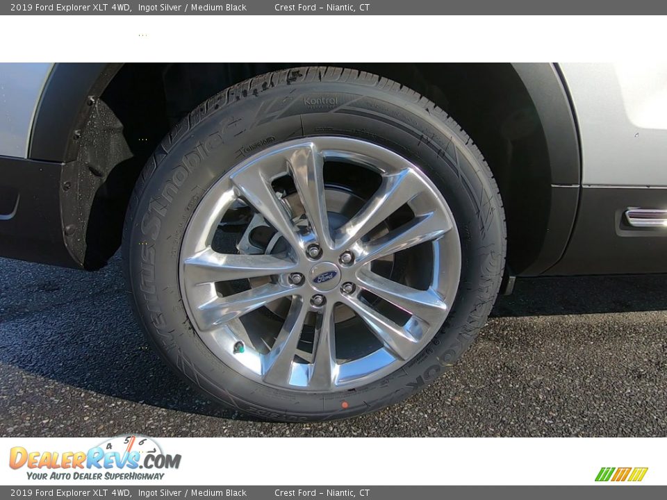 2019 Ford Explorer XLT 4WD Ingot Silver / Medium Black Photo #23