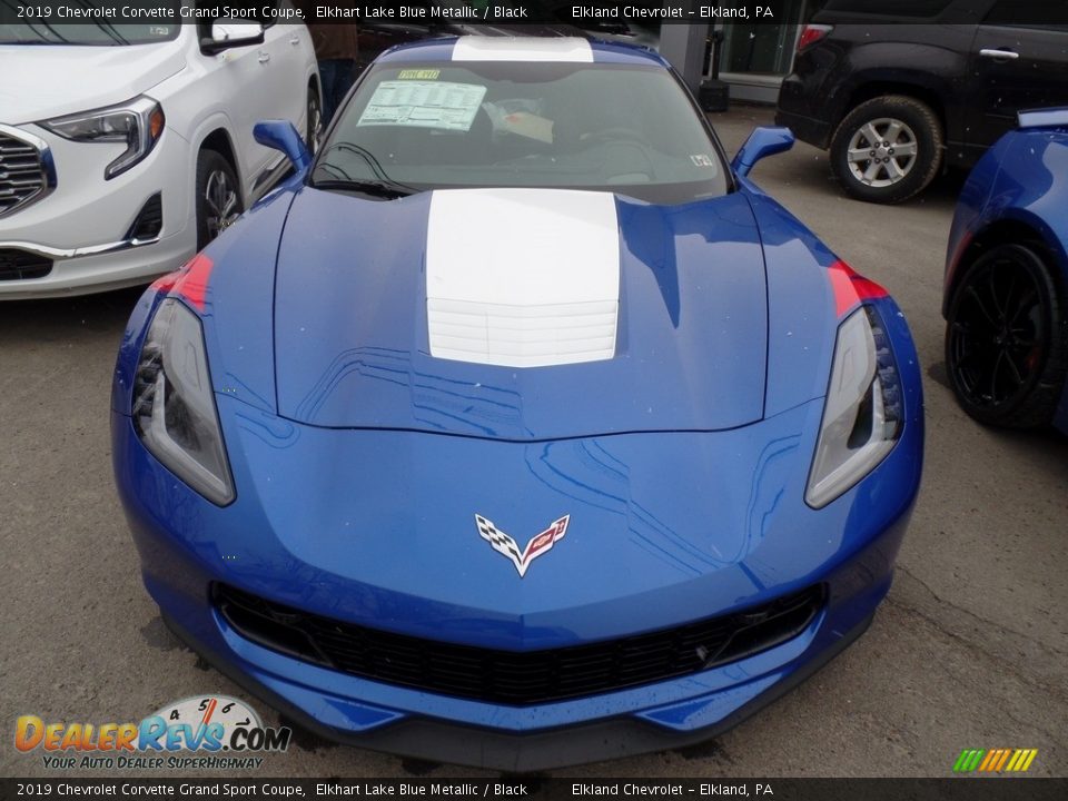 2019 Chevrolet Corvette Grand Sport Coupe Elkhart Lake Blue Metallic / Black Photo #2