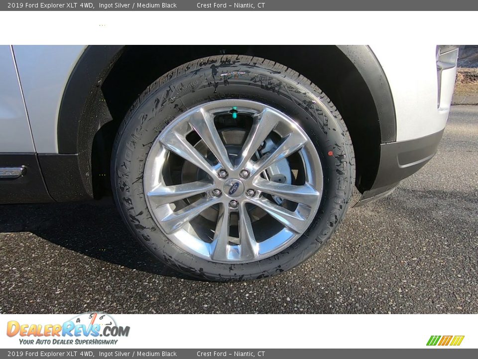2019 Ford Explorer XLT 4WD Ingot Silver / Medium Black Photo #28
