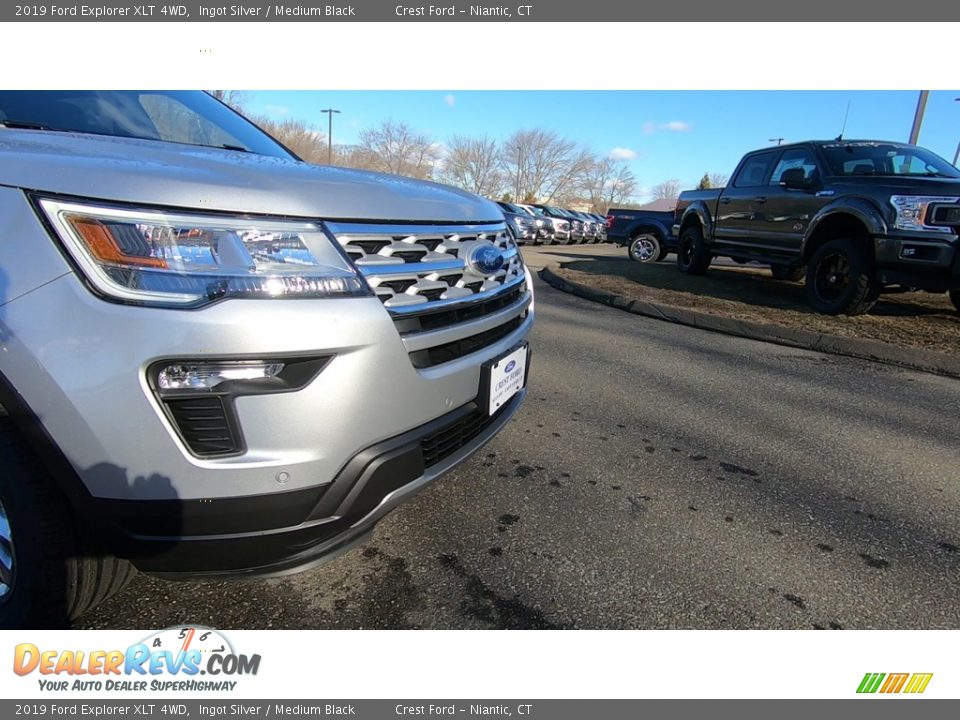 2019 Ford Explorer XLT 4WD Ingot Silver / Medium Black Photo #29