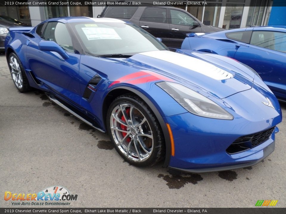 2019 Chevrolet Corvette Grand Sport Coupe Elkhart Lake Blue Metallic / Black Photo #4